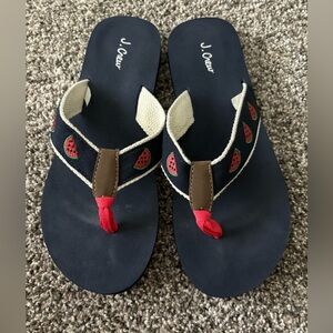 J.Crew Factory Watermelon Fip-Flops 7
